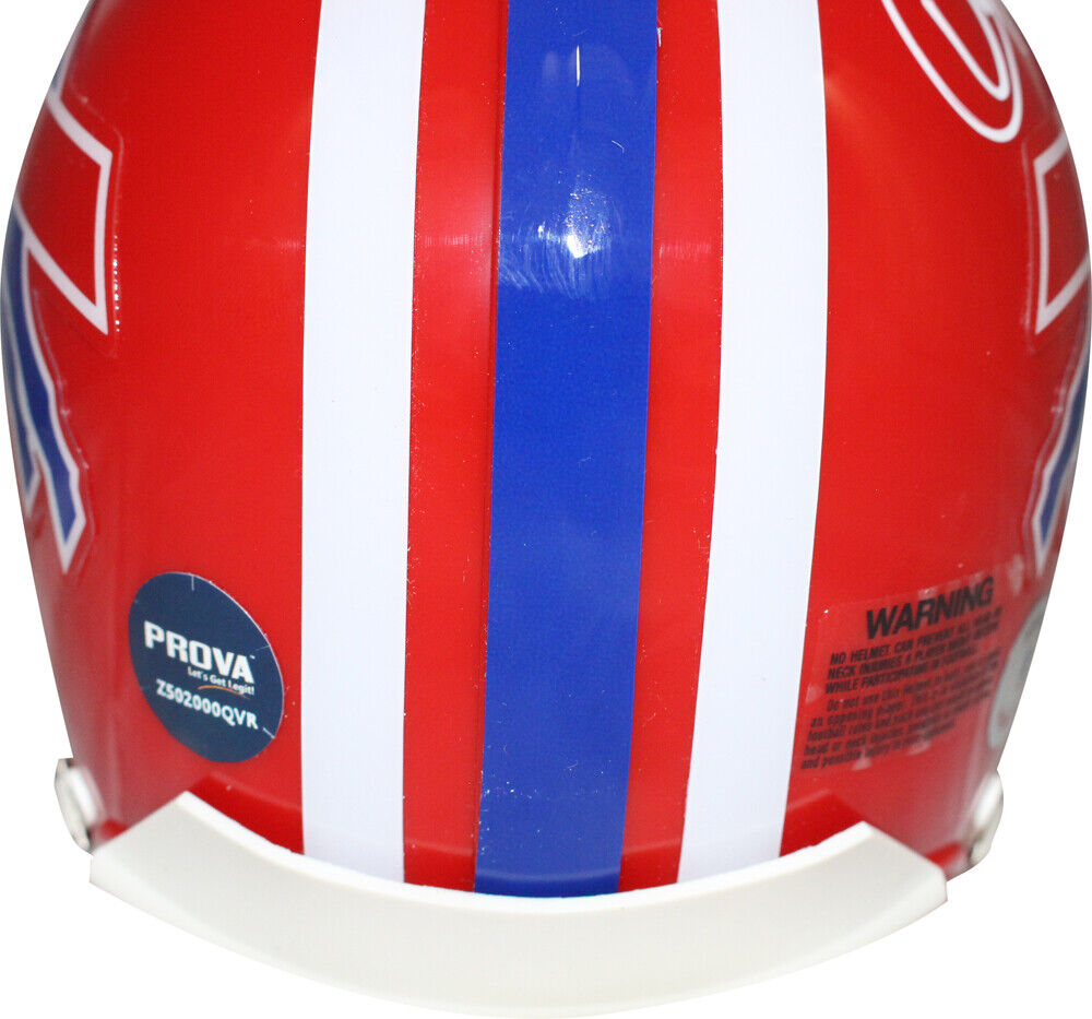 Doug Flutie Autographed Buffalo Bills VSR4 TB Mini Helmet Beckett 40641 Image 3