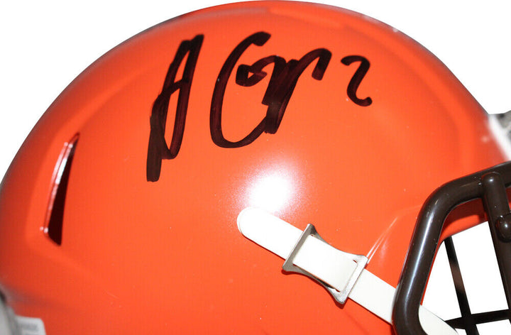 Amari Cooper Signed Cleveland Browns Speed Mini Helmet Beckett 40627 Image 2