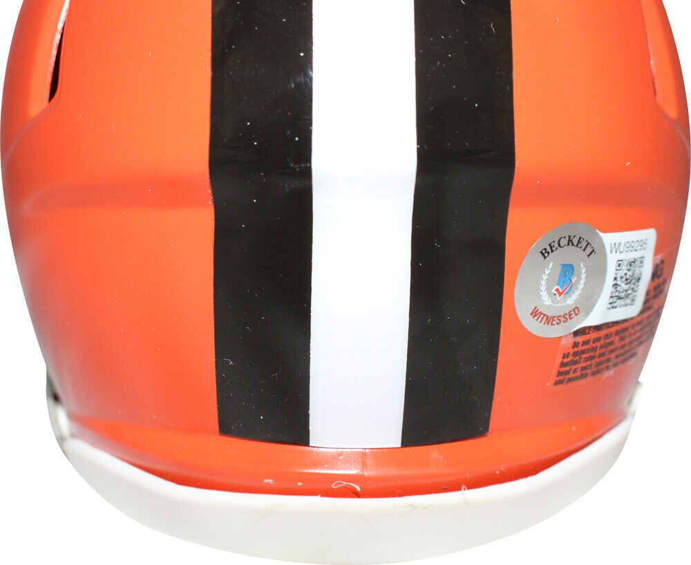 Amari Cooper Signed Cleveland Browns Speed Mini Helmet Beckett 40627 Image 3