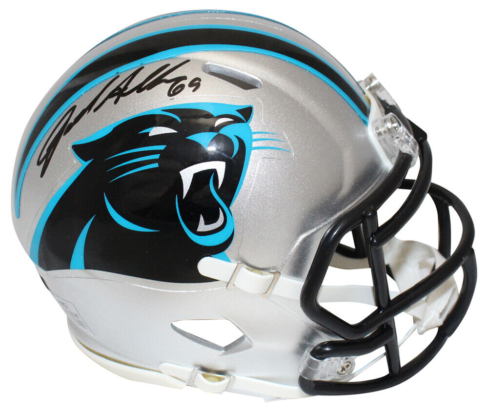Jared Allen Autographed Carolina Panthers Mini Helmet BAS 40109 Image 1