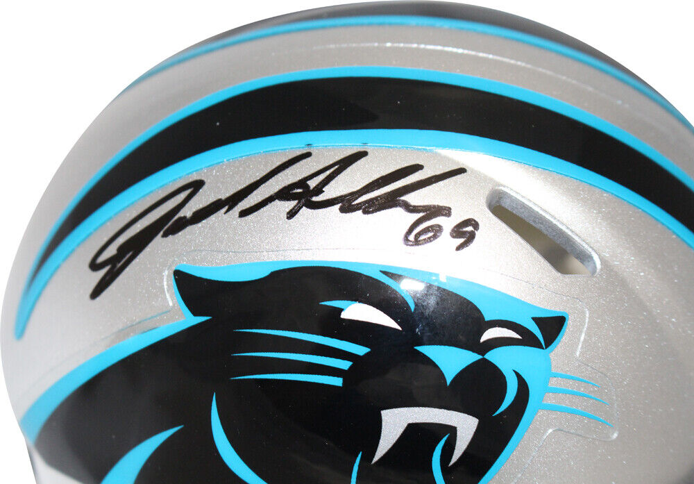 Jared Allen Autographed Carolina Panthers Mini Helmet BAS 40109 Image 2