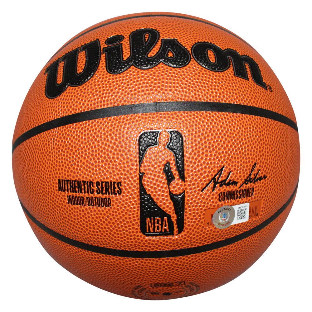 Shaquille O'neal Signed Los Angeles Lakers Basketball Beckett 40865 Image 2