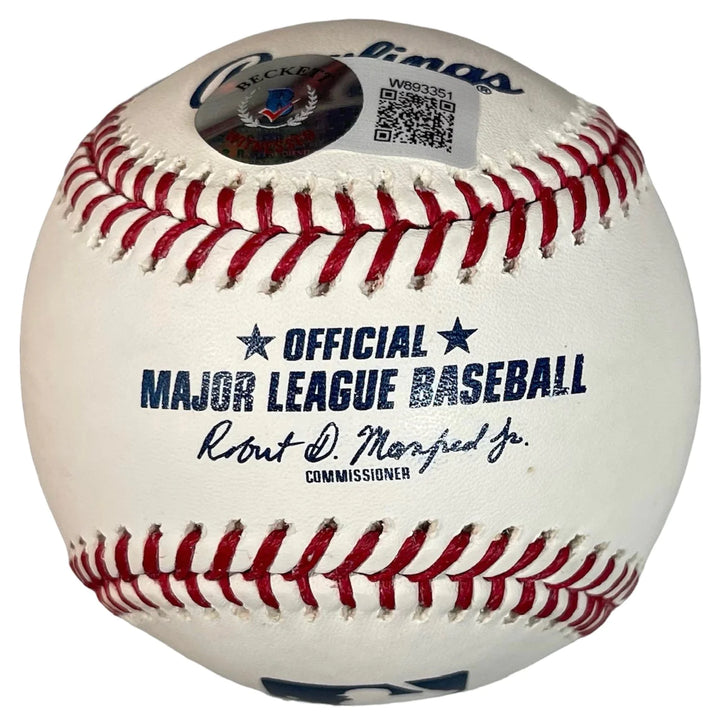 Matthew Tkachuk Autographed Official Major League Baseball (BAS) Image 2