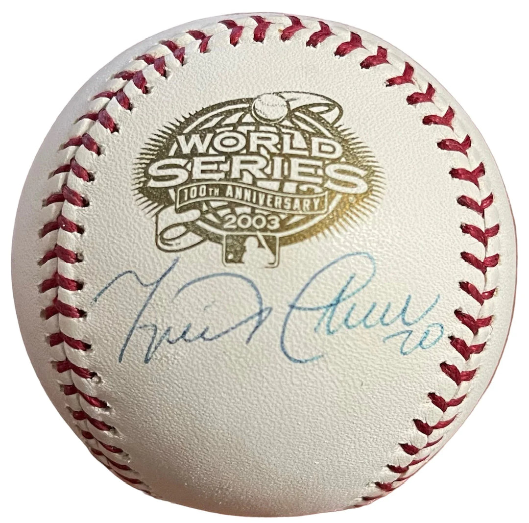 Miguel Cabrera Autographed Official Major League 2003 World Series Baseball Image 1