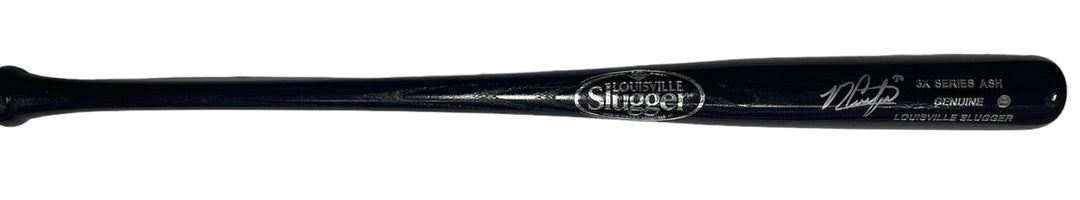 Michael Conforto Signed Louisville Slugger Black Baseball Bat (Steiner) Image 1