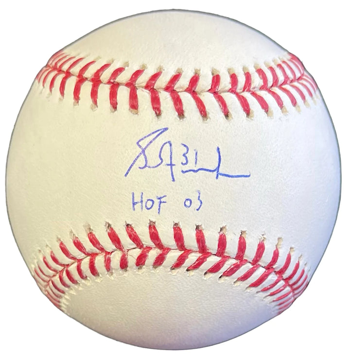 Grant Fuhr "HOF 03" Autographed Official Major League Baseball (JSA) Image 1