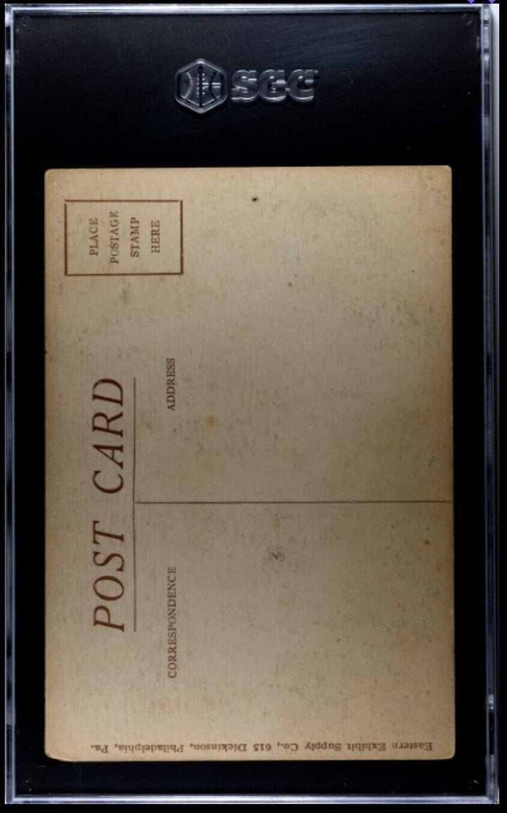 1922 Eastern Exhibit Ray Schalk Chicago White Sox HOF Postcard WS SGC 1 Rare Image 2