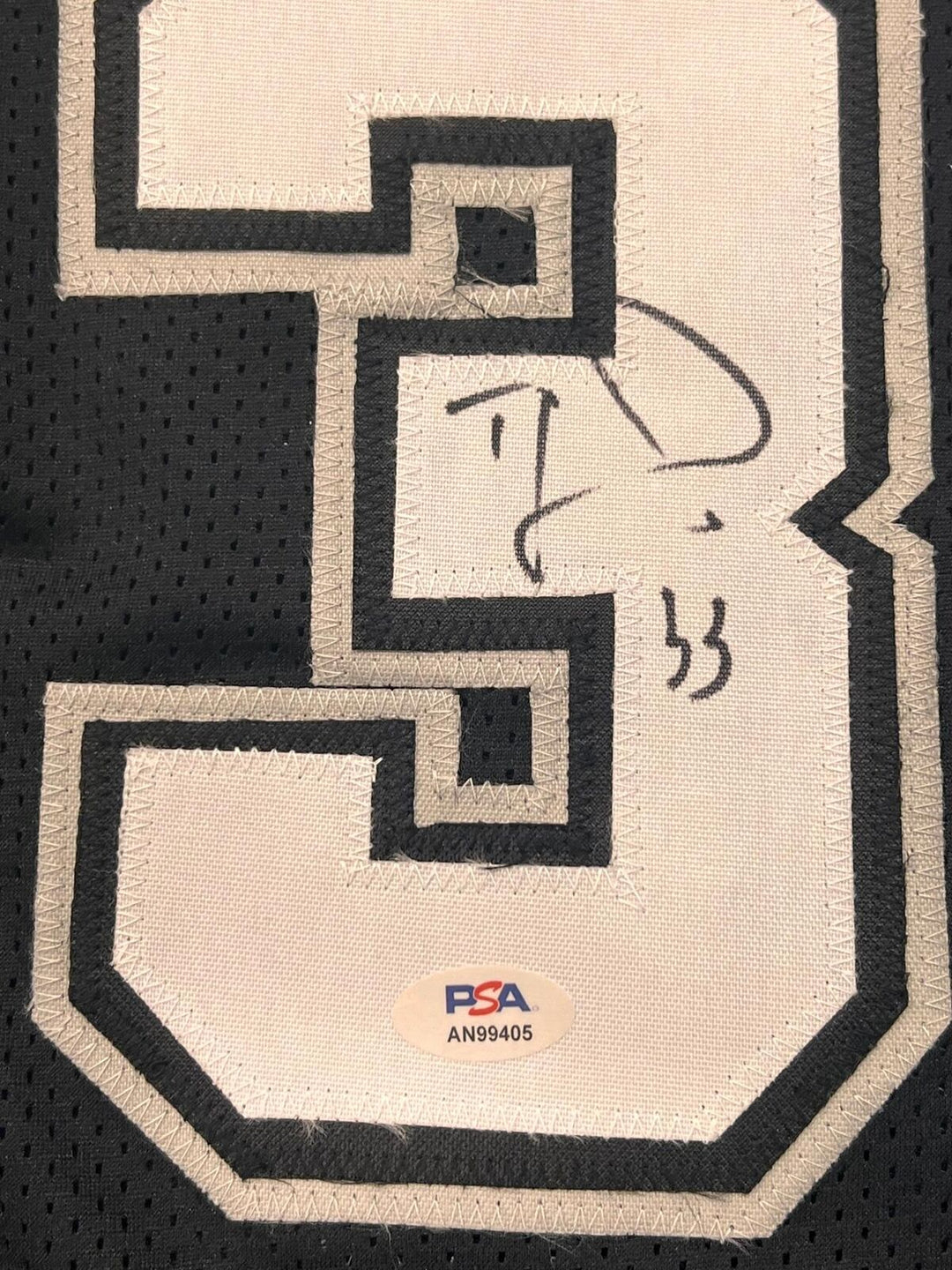 TRE JONES signed jersey PSA/DNA San Antonio Spurs Autographed Image 2