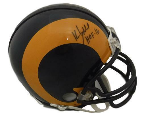 Kevin Greene Autographed Los Angeles Rams Riddell Mini Helmet HOF JSA 15138 Image 1