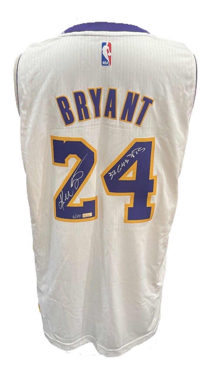 Kobe Bryant Signed Adidas Lakers Jersey Career Points Auto LE /124 Panini Coa Image 1