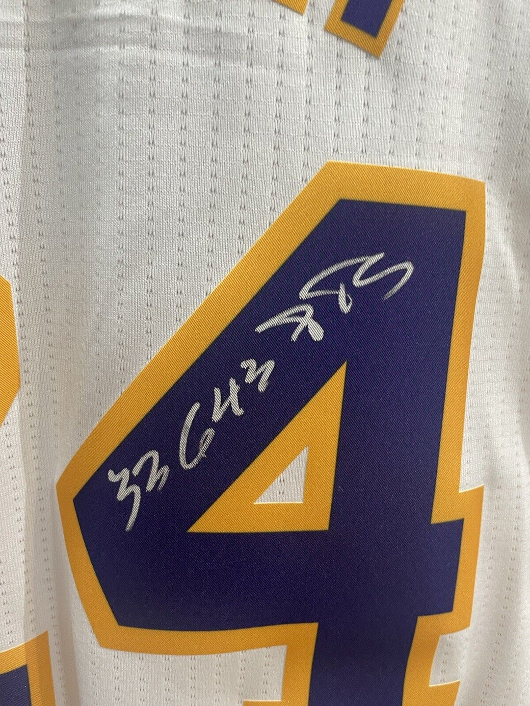 Kobe Bryant Signed Adidas Lakers Jersey Career Points Auto LE /124 Panini Coa Image 4