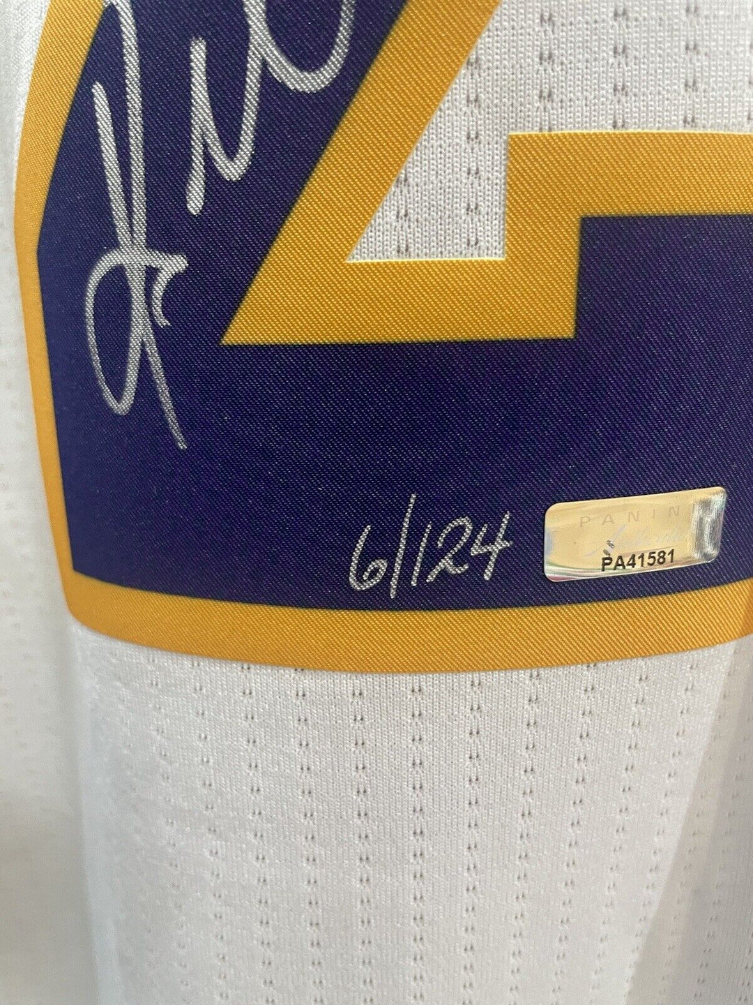 Kobe Bryant Signed Adidas Lakers Jersey Career Points Auto LE /124 Panini Coa Image 5