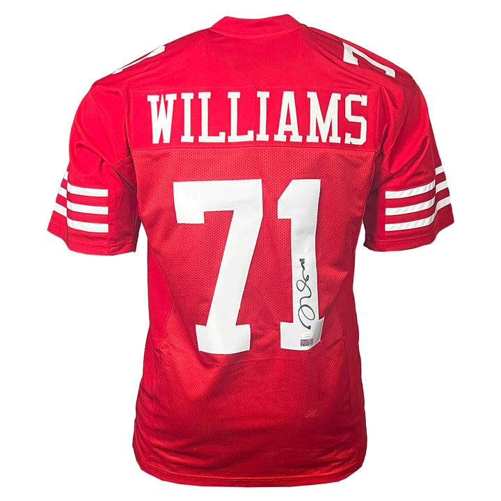 Trent Williams Signed San Francisco Red Football Jersey (JSA) Image 1