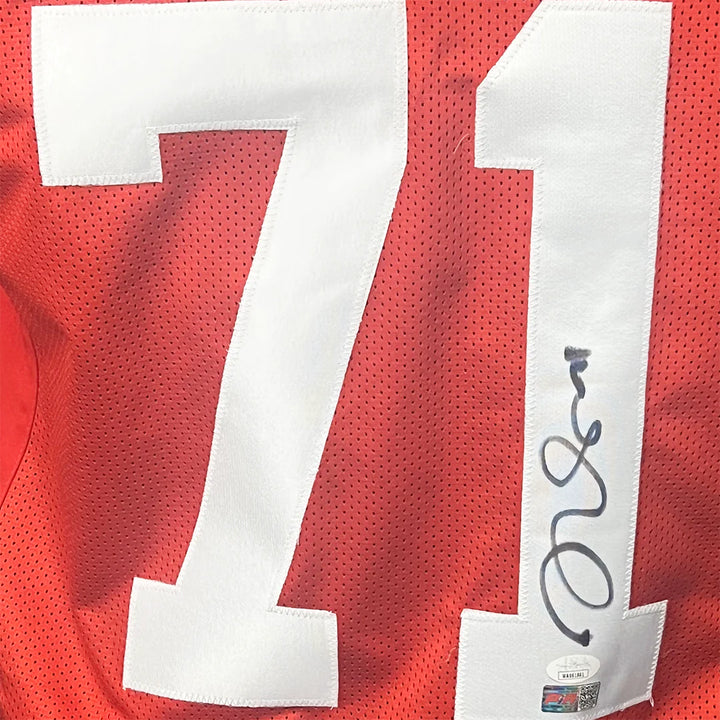 Trent Williams Signed San Francisco Red Football Jersey (JSA) Image 2