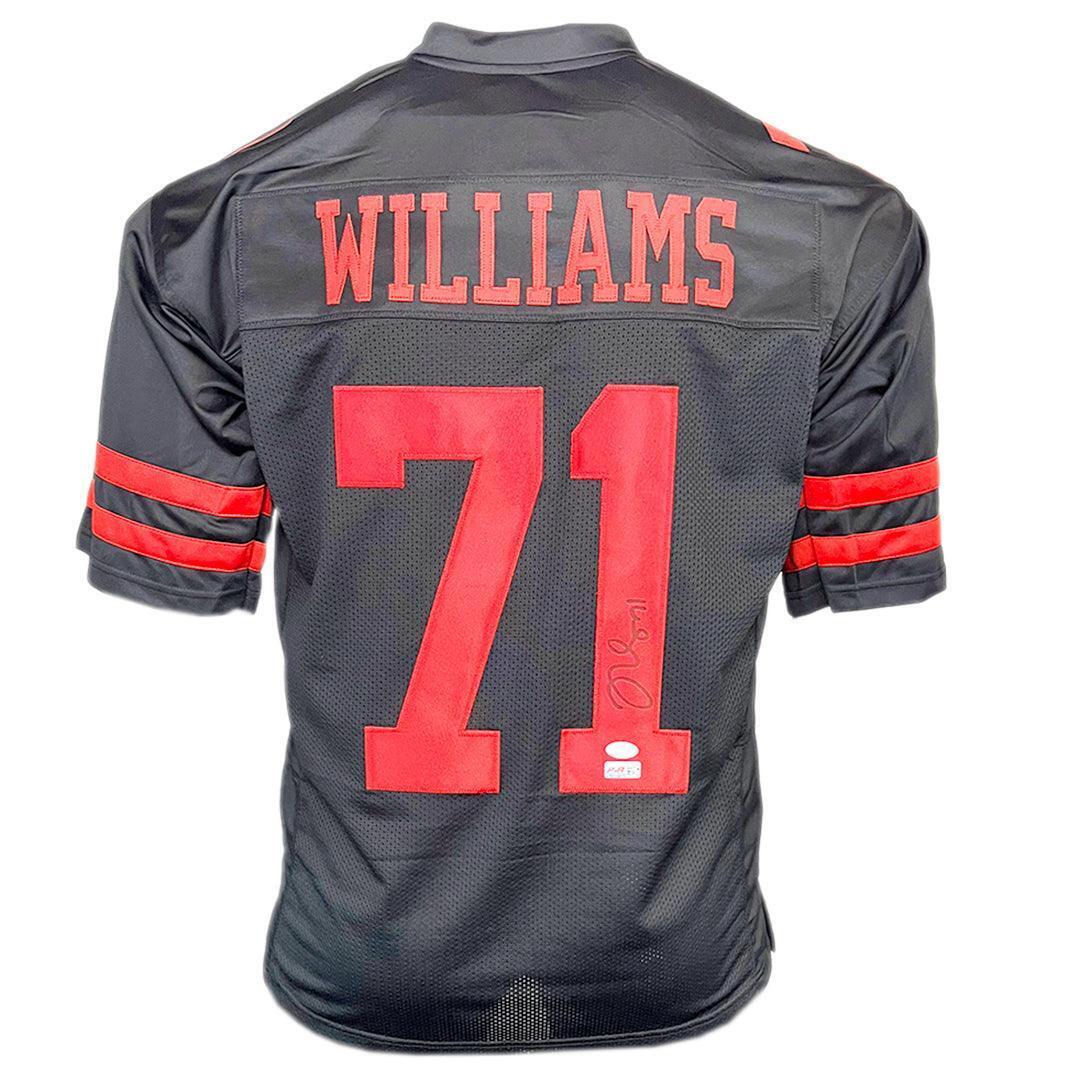 Trent Williams Signed San Francisco Black Football Jersey (JSA) Image 1