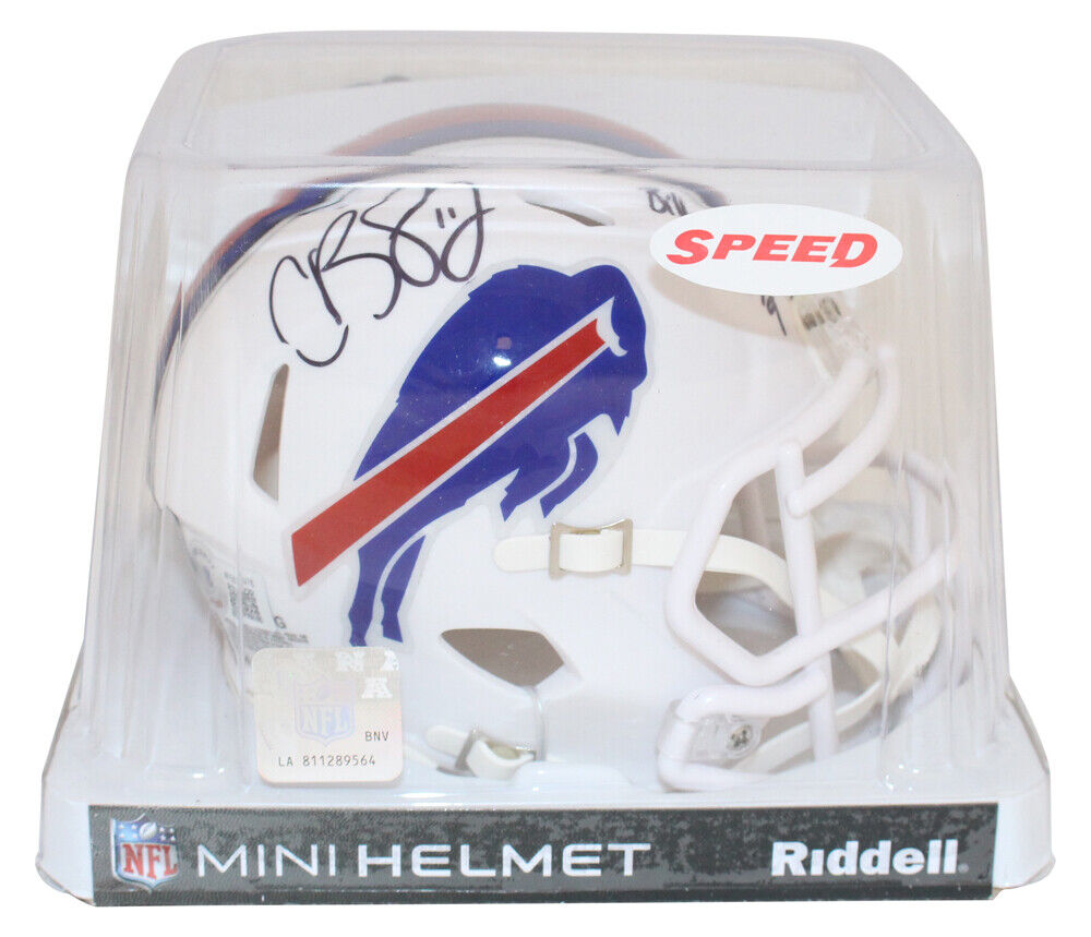 Cole Beasley Signed Buffalo Bills Speed Mini Helmet Bills Mafia Beckett 39486 Image 4