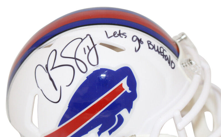 Cole Beasley Signed Buffalo Bills Speed Mini Helmet Go Buffalo Beckett 30832 Image 2