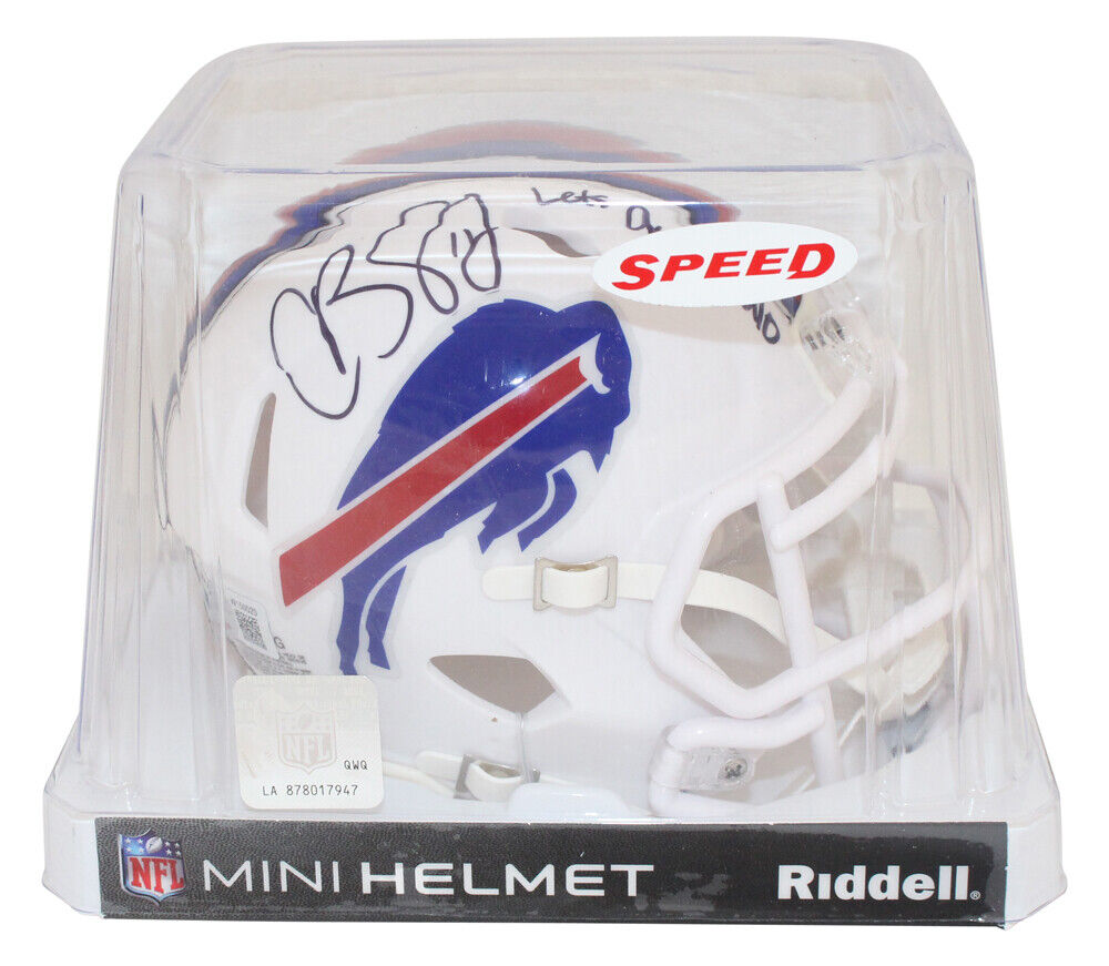 Cole Beasley Signed Buffalo Bills Speed Mini Helmet Go Buffalo Beckett 30832 Image 4