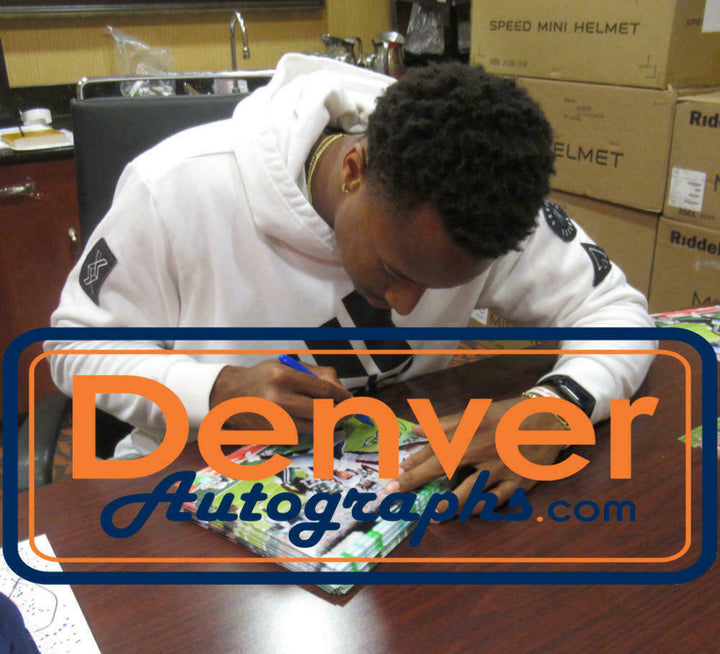 Courtland Sutton Autographed/Signed Denver Broncos 8x10 Photo JSA 23915 Image 2