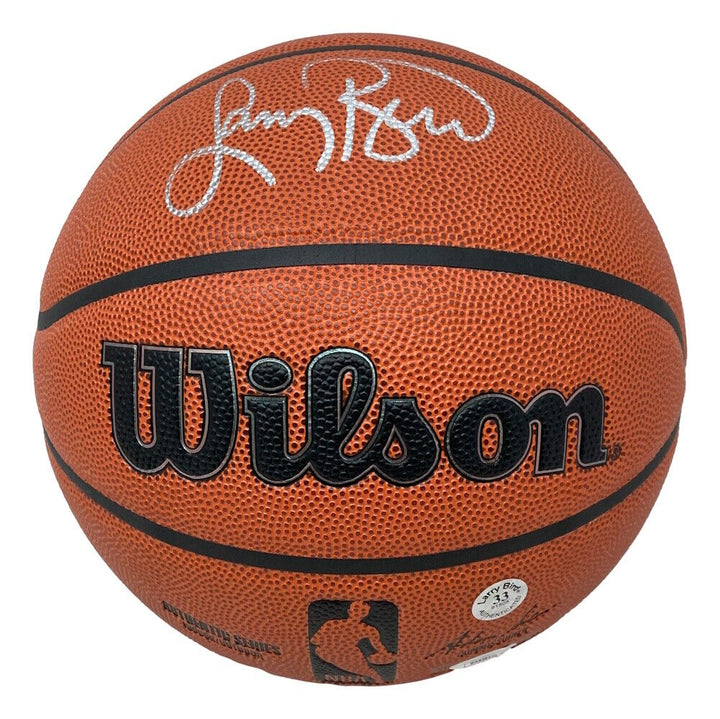 Larry Bird Boston Celtics Signed Wilson NBA Basketball Bird+JSA ITP Image 1