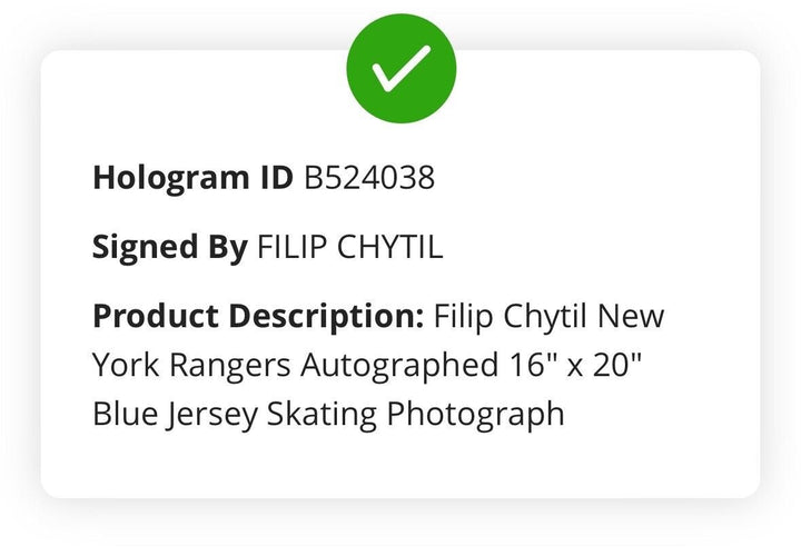 Filip Chytil Signed 16x20 Framed Action Photo NY Rangers Autograph Fanatics COA Image 5