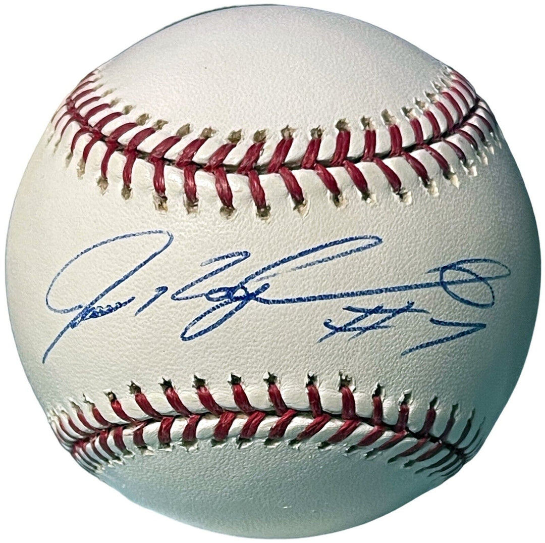 Ivan Rodriguez signed Official Rawlings Major League Baseball #7- COA (Tigers) Image 1