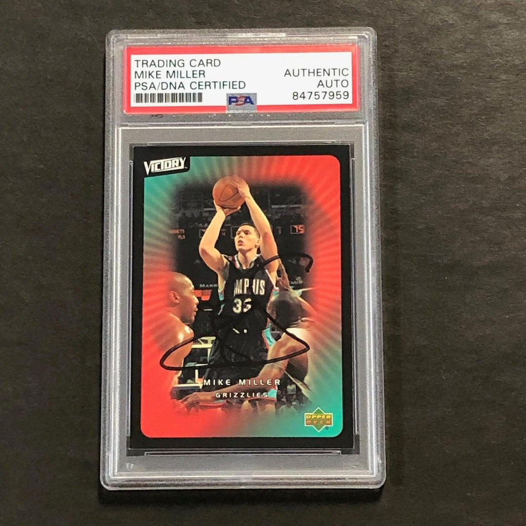 2003 Topps #46 Mike Miller Signed Card AUTO PSA Slabbed Grizzlies Image 1