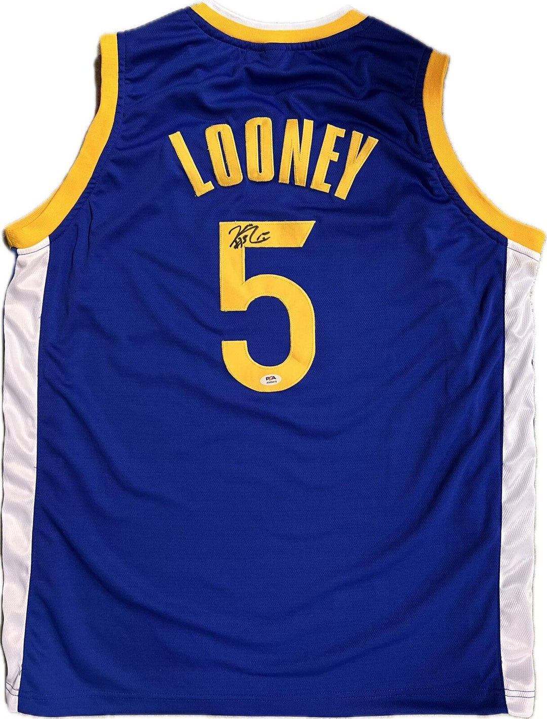 Kevon Looney signed jersey PSA Golden State Warriors Autographed Image 1