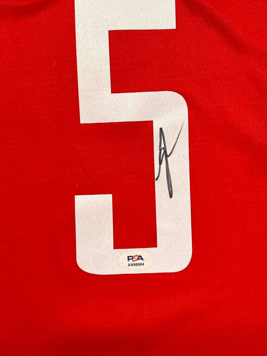 Fred VanVleet Signed Jersey PSA/DNA Houston Rockets Autographed Image 2