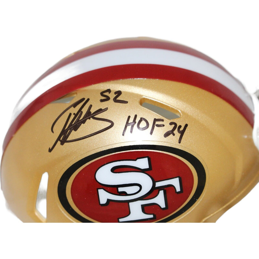 Patrick Willis Signed San Francisco 49ers Mini Helmet HOF Beckett 44115 Image 2