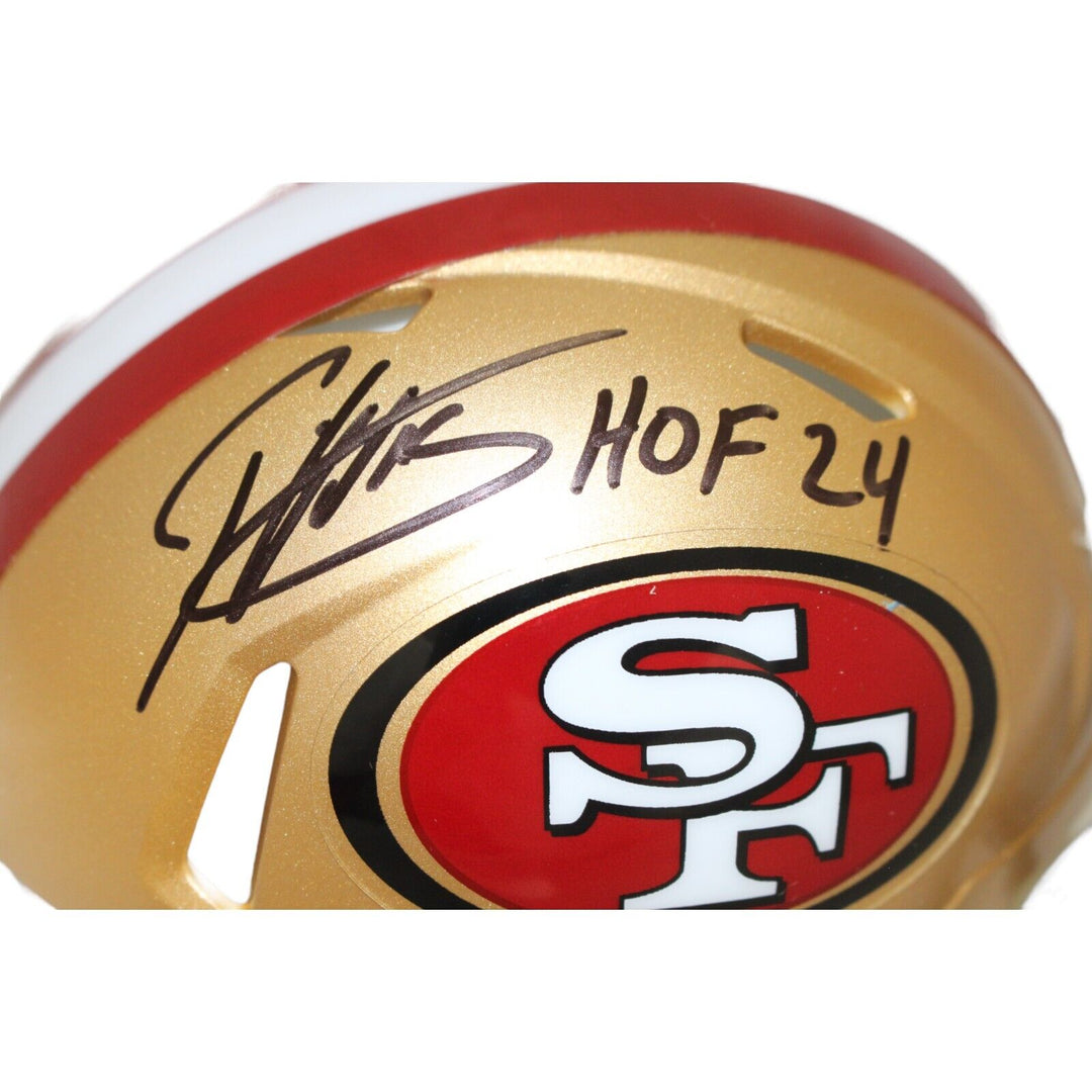 Patrick Willis Signed San Francisco 49ers TB Mini Helmet HOF Beckett 43670 Image 2