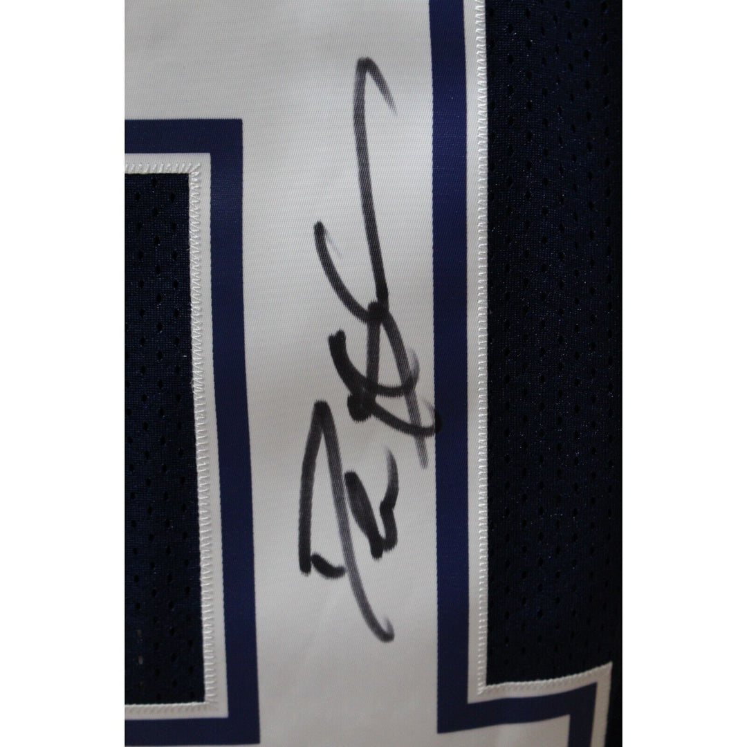 Deion Sanders Signed Dallas Cowboys M&N Blue Jersey Beckett 44071 Image 2