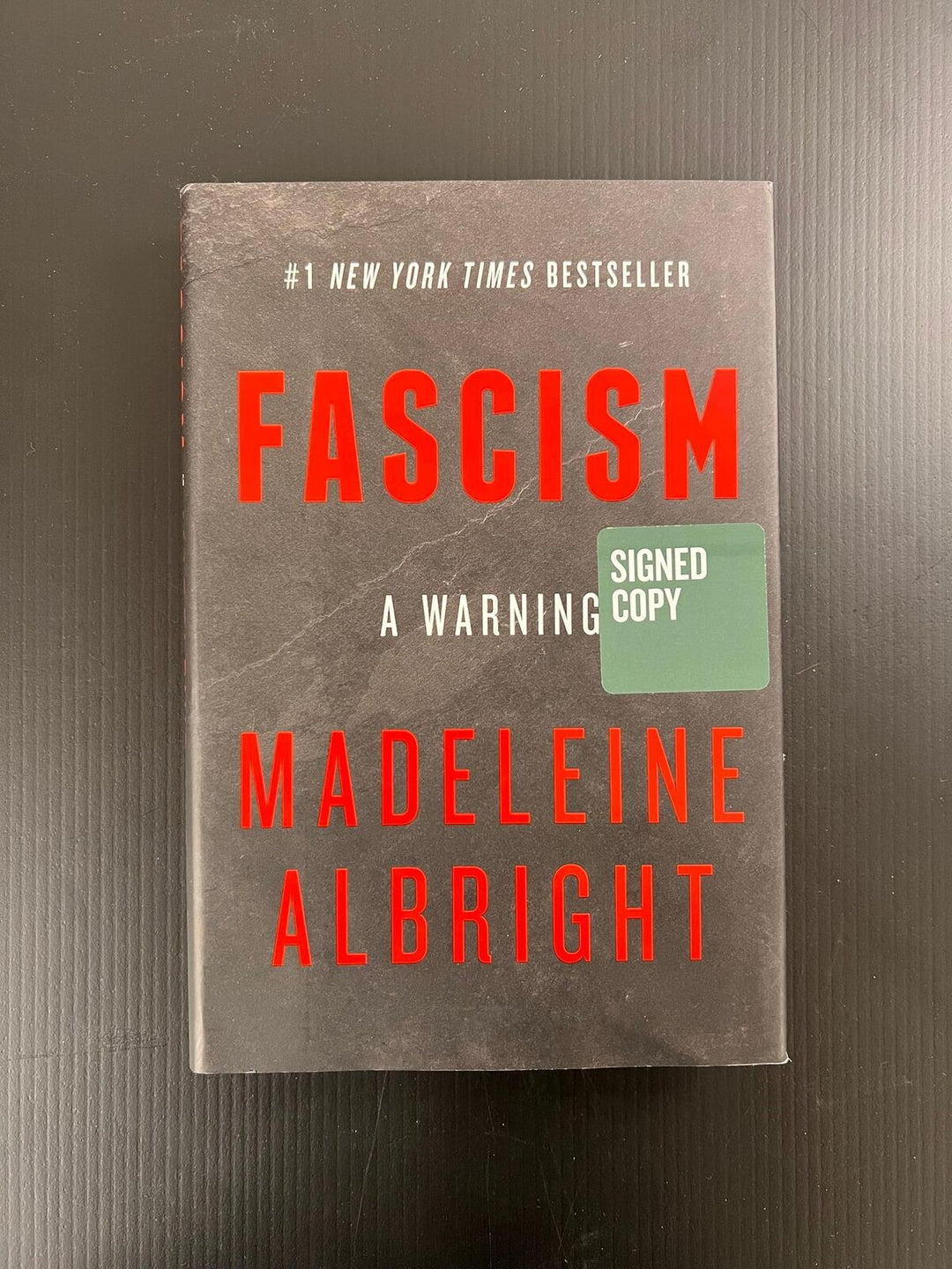Madeline Albright Signed Book PSA/DNA Fascism Image 1