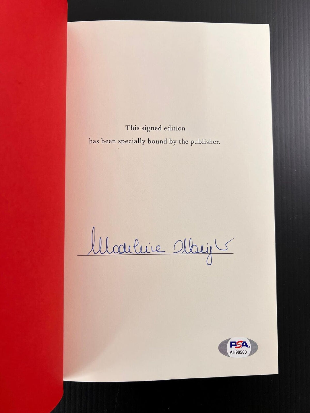 Madeline Albright Signed Book PSA/DNA Fascism Image 2
