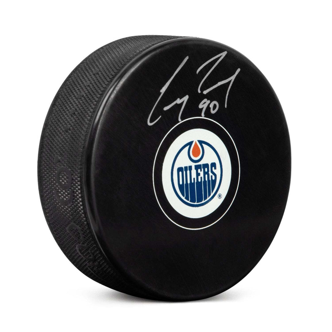 Corey Perry Autographed Edmonton Oilers Hockey Puck Image 1