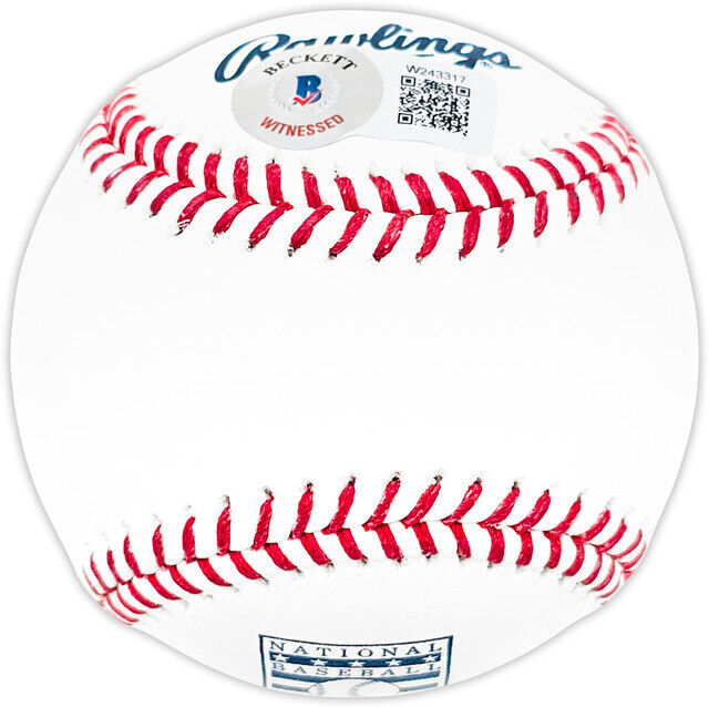 Ken Griffey Jr Seattle Mariners Signed Official Hall Of Fame Logo Baseball BAS Image 2