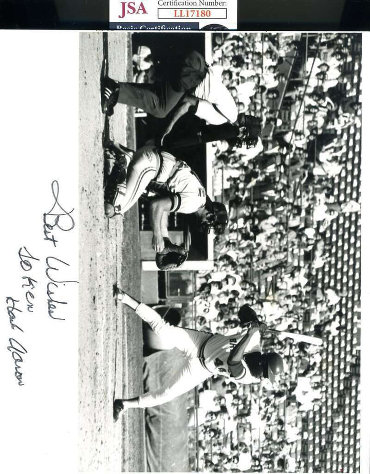 Hank Aaron JSA Cert Signed 1/1 Original Brewers Photo Autograph Image 1