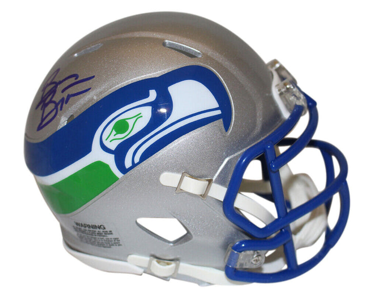 Brian Bosworth Signed Seattle Seahawks '83-'01 Speed Mini Helmet BAS 40067 Image 1
