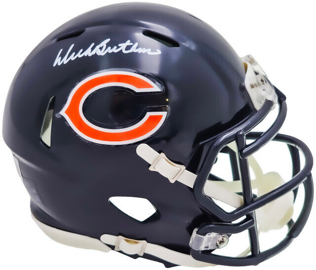 Dick Butkus Signed Chicago Bears Mini Speed Helmet BAS Image 1