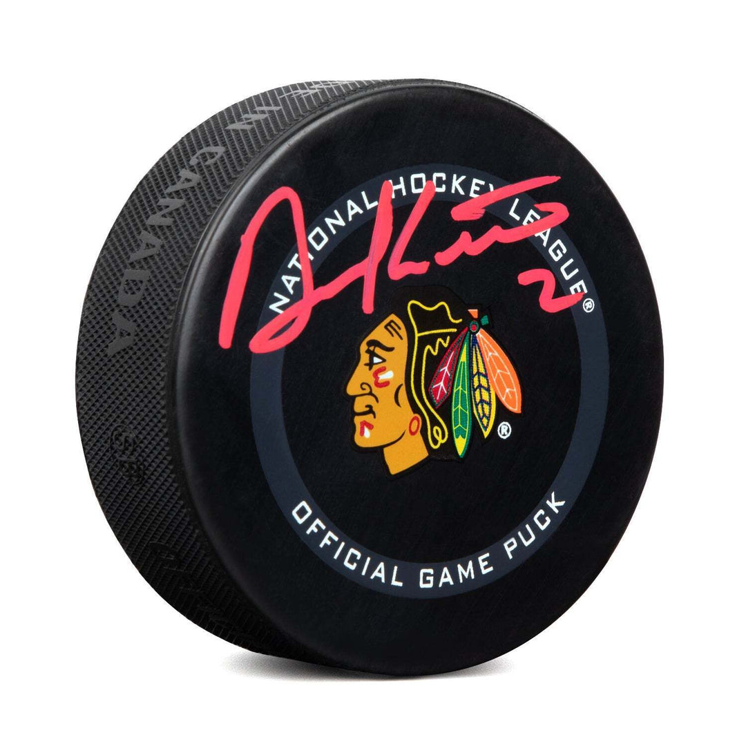 Duncan Keith Signed Chicago Blackhawks Official Game Puck Image 1