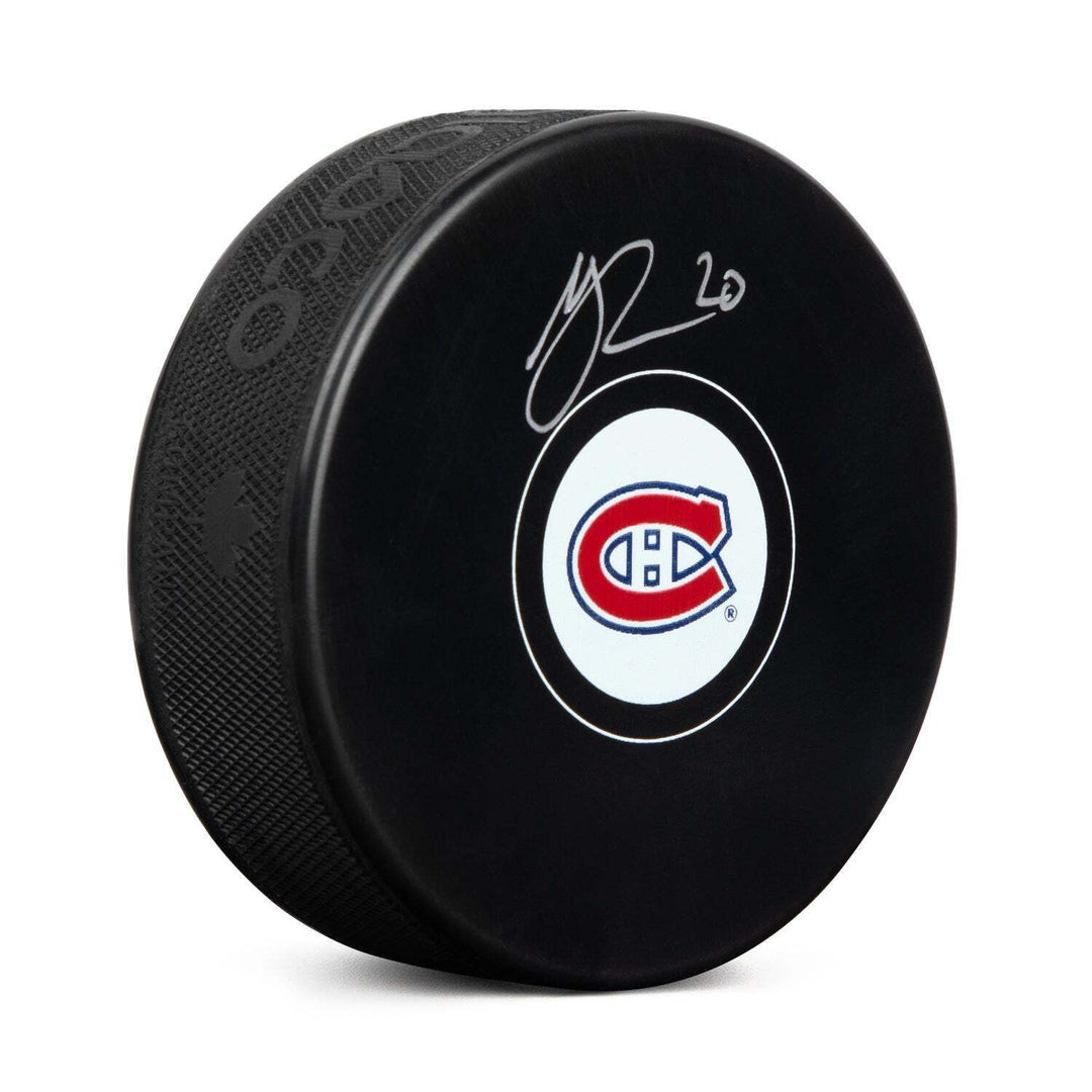 Mike Johnson Autographed Montreal Canadiens Hockey Puck Image 1