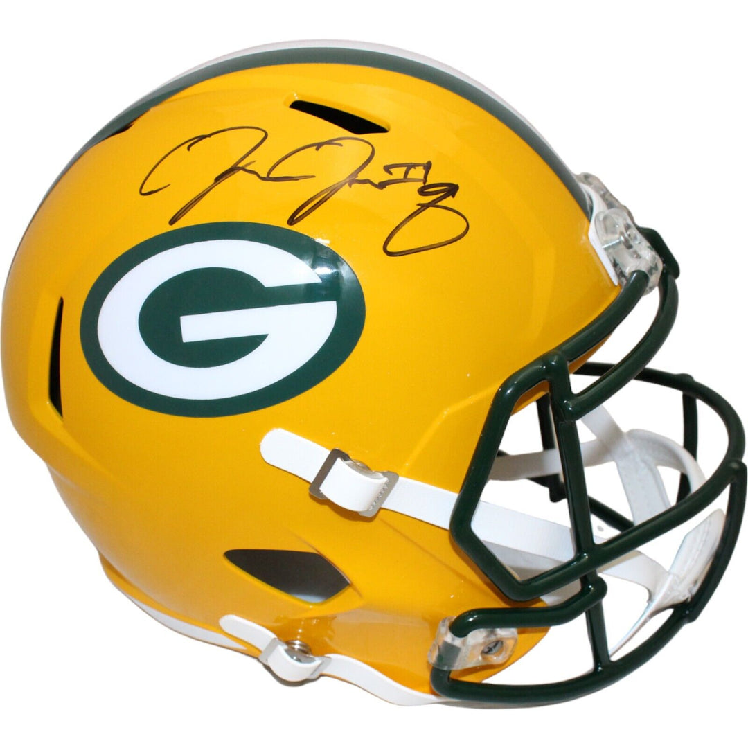 Josh Jacobs Autographed Green Bay Packers F/S Helmet Beckett 44556 Image 1