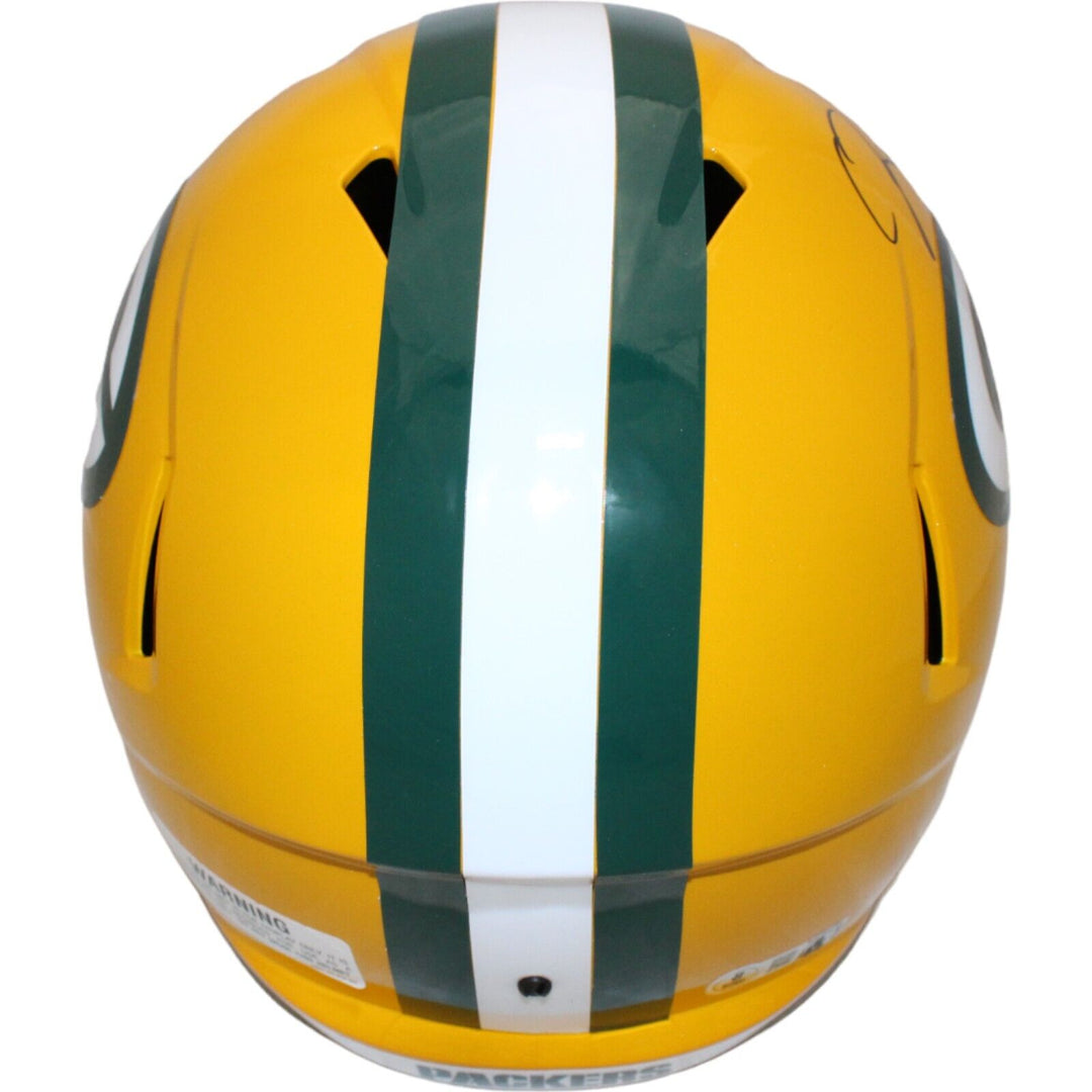 Josh Jacobs Autographed Green Bay Packers F/S Helmet Beckett 44556 Image 3