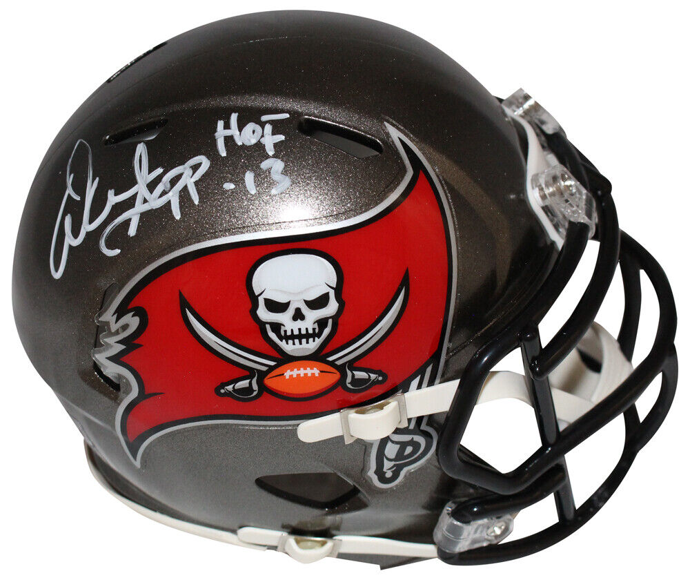 Warren Sapp Signed Tampa Bay Buccaneers F/S TB Helmet Beckett 39544 Image 1