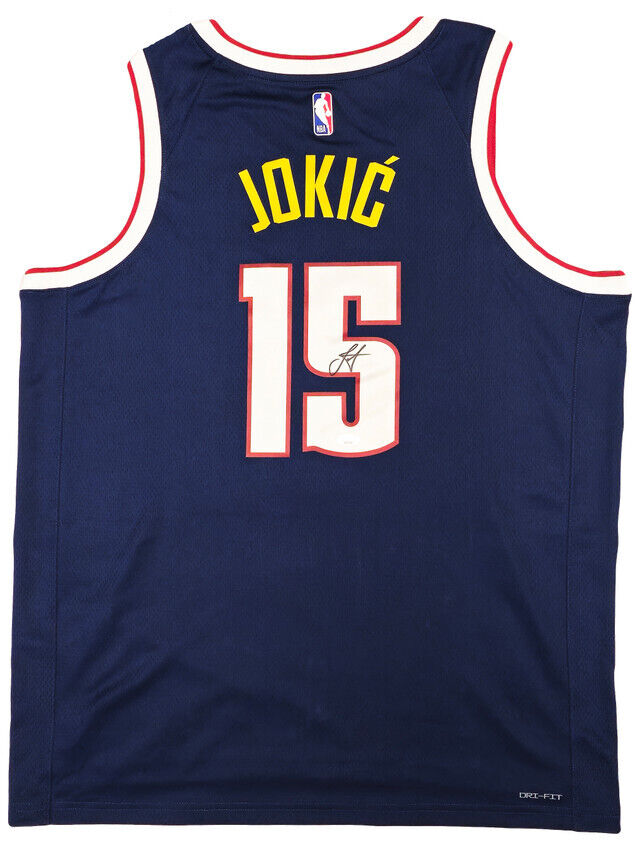 Nikola Jokic Signed Denver Nuggets Nike Swingman Icon Edition Jersey JSA Image 1
