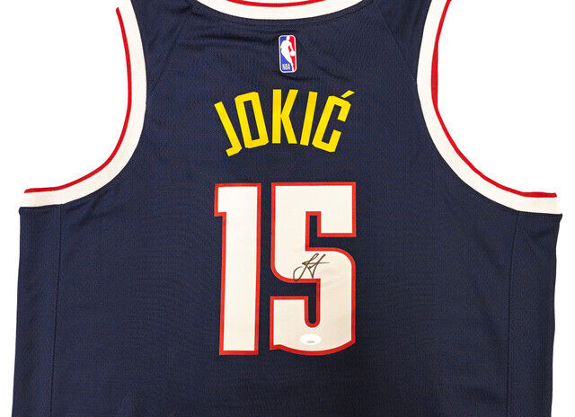 Nikola Jokic Signed Denver Nuggets Nike Swingman Icon Edition Jersey JSA Image 2