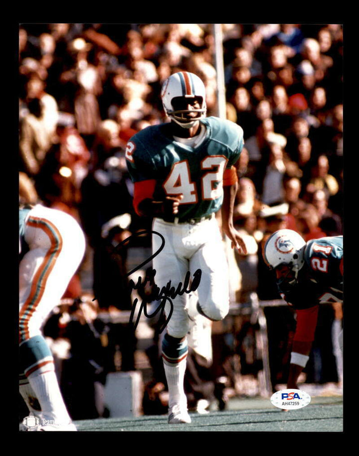 Paul Warfield PSA DNA Coa Hand Signed Dolphins 8x10 Autograph Photo Image 1