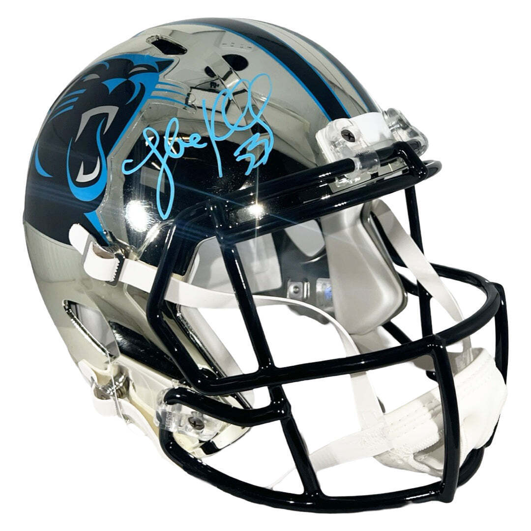 Luke Kuechly Signed Carolina Panthers Chrome Speed Full-Size Replica Football He Image 1