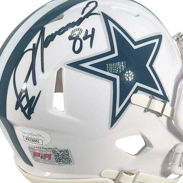 Jay Novacek Signed Dallas Cowboys Alt 2022 Speed Mini Football Helmet (JSA) Image 2