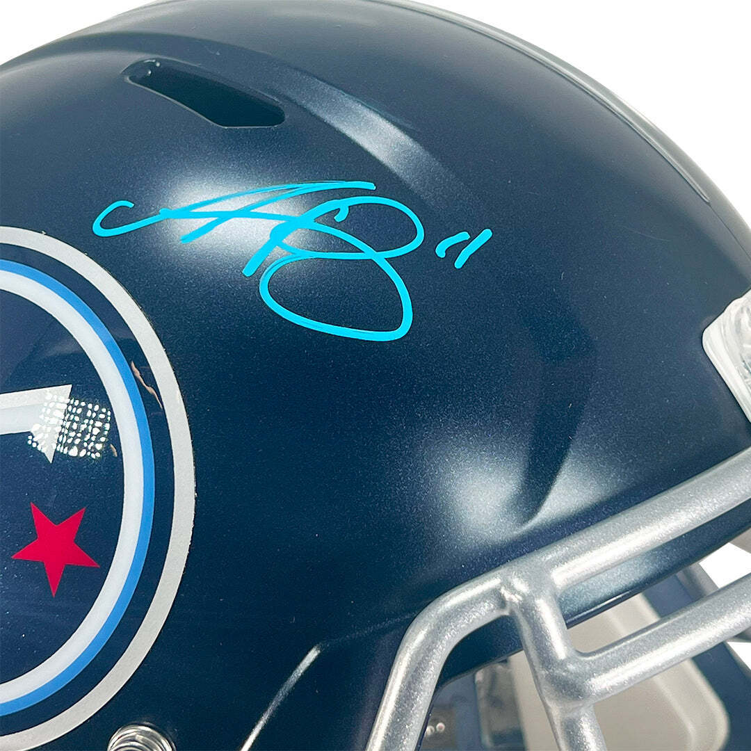AJ Brown Signed Tennessee Titans Speed Full-Size Replica Football Helmet (Becket Image 2